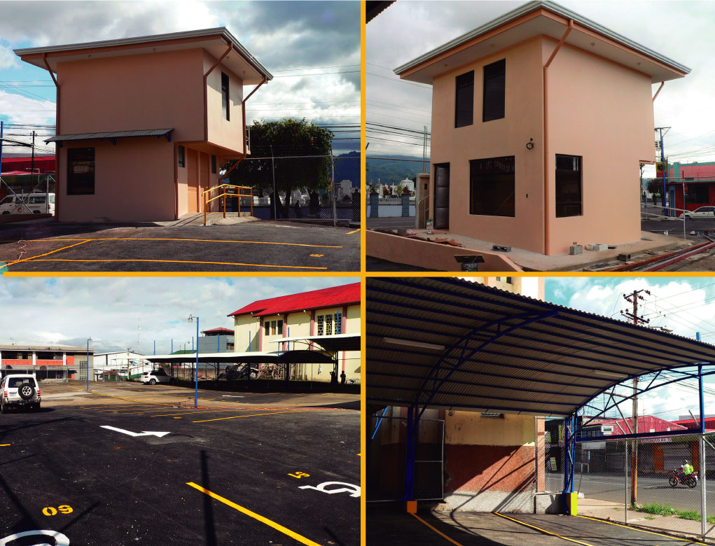 Construcción y diseño de parqueo con baños y oficina de seguridad 1800 m2